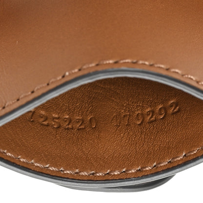 Gucci Calfskin GG Marmont Web Key Holder Brown 4 of 5