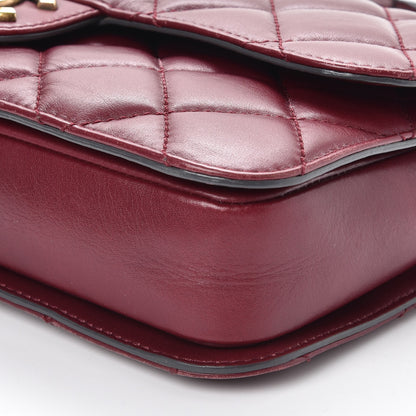Chanel Calfskin Perfect Edge Medium Flap Burgundy 12 of 15