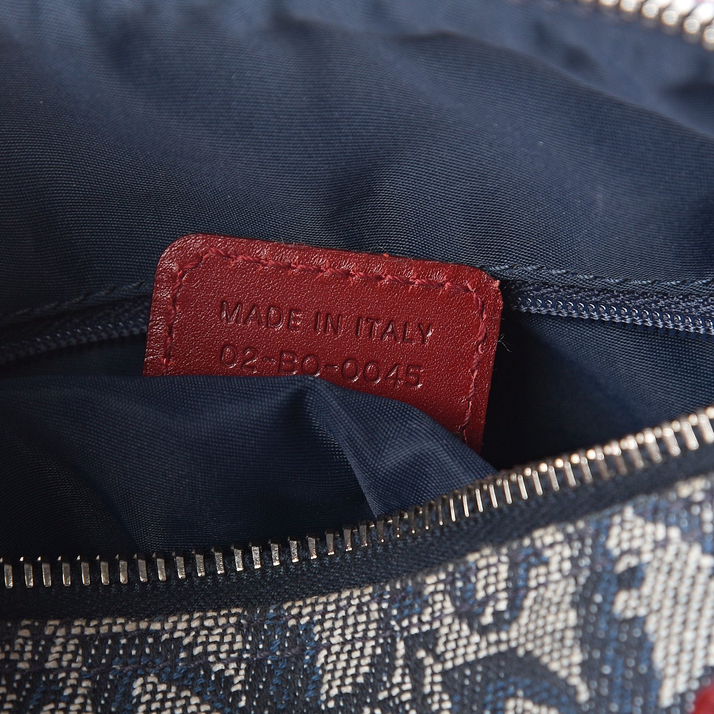 Monogram Boston Navy Red