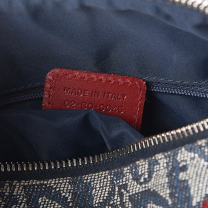 Christian Dior Monogram Boston Navy Red 6 of 11