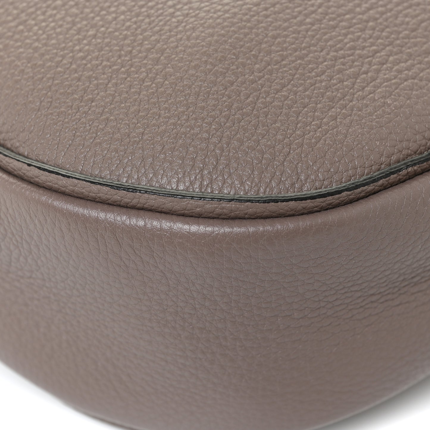 Calfskin Reverse Hobo Gray