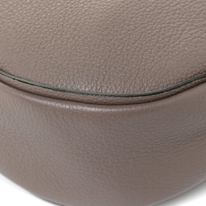 Salvatore Ferragamo Calfskin Reverse Hobo Gray 8 of 13