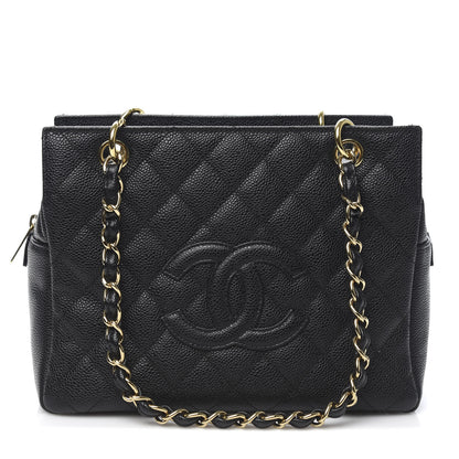 Chanel Caviar Quilted Petit Timeless Tote PTT Black 1 of 10