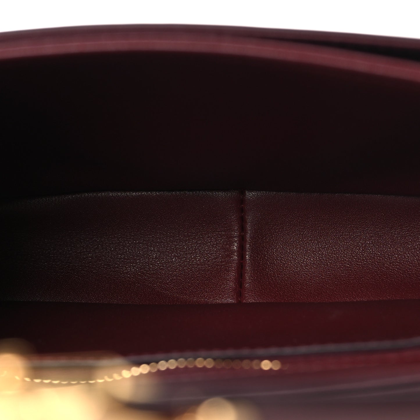 Shiny Calfskin Teen Triomphe Light Burgundy