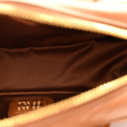 Miu Miu Calfskin Regular Arcadie Top Handle Bag Cognac 4 of 11
