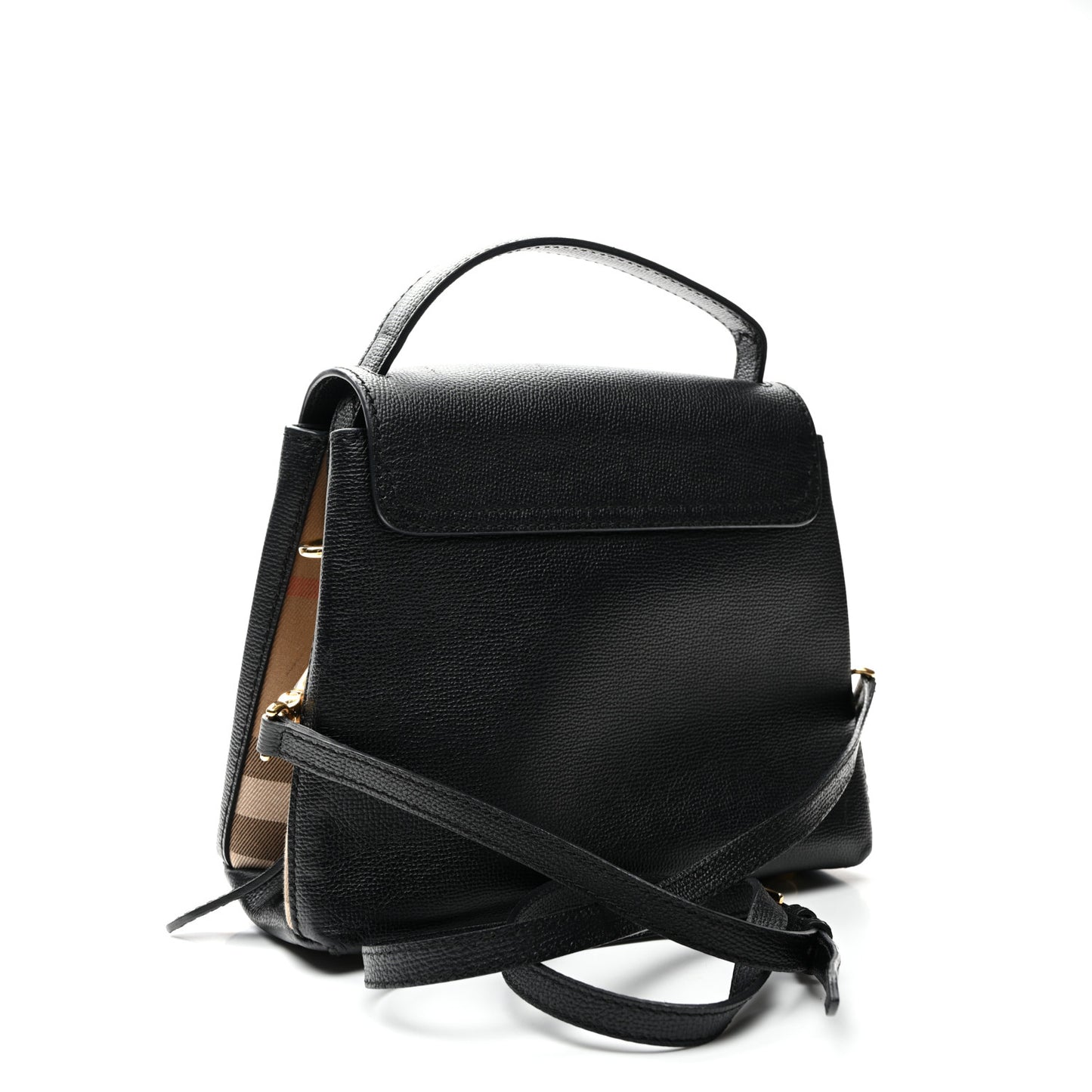 Derby Calfskin House Check Small Camberley Black