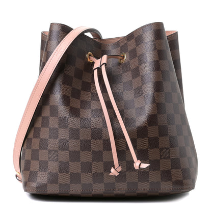 Louis Vuitton Damier Ebene Neonoe MM Venus Pink 1 of 8