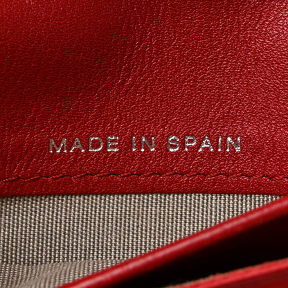 Chanel Caviar Timeless CC Compact Flap Wallet Dark Red 7 of 14