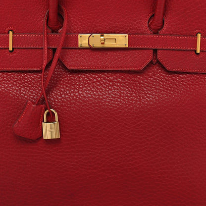 Hermes Fjord Birkin 40 Rouge 8 of 18