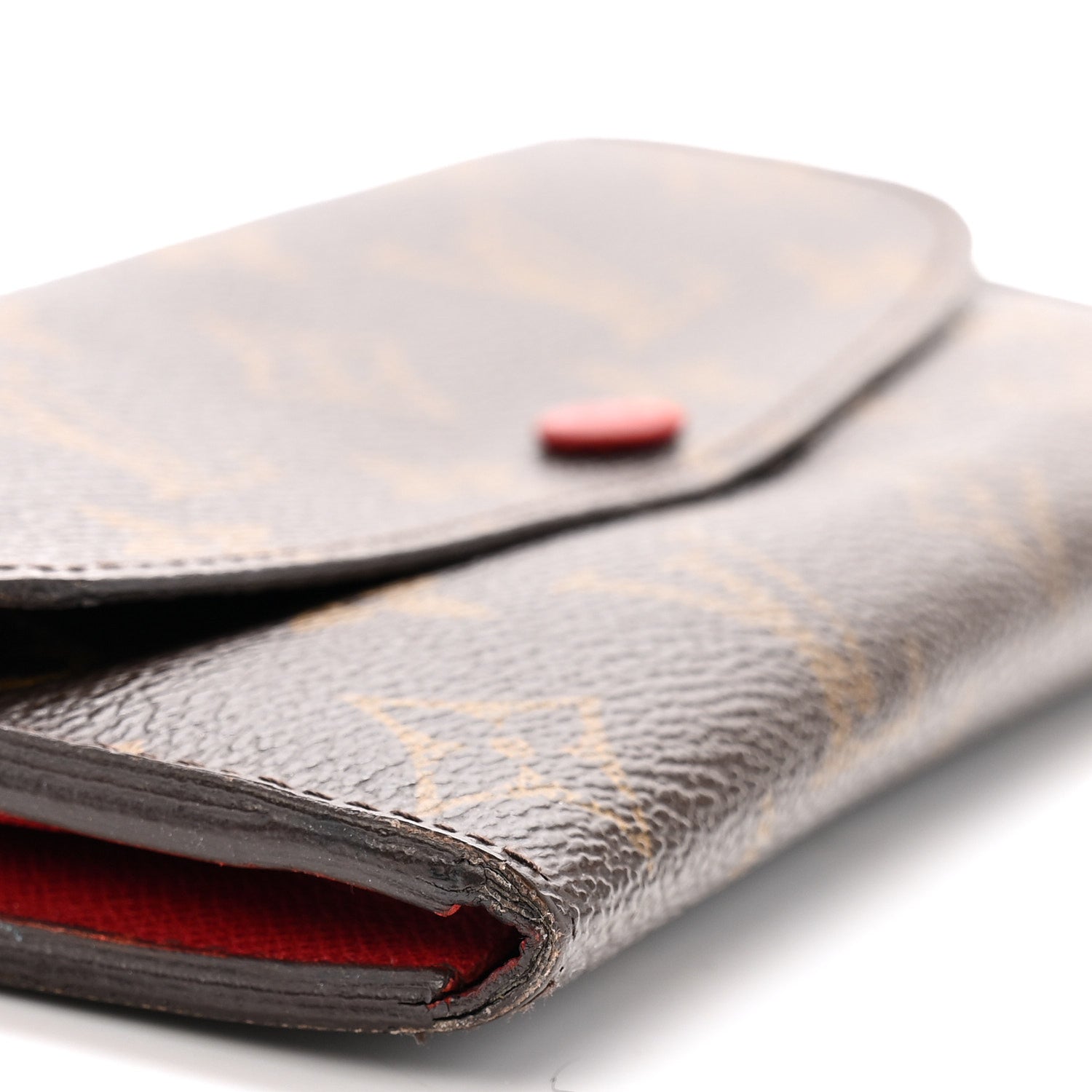 Louis Vuitton Monogram Emilie Wallet Rouge 7 of 14