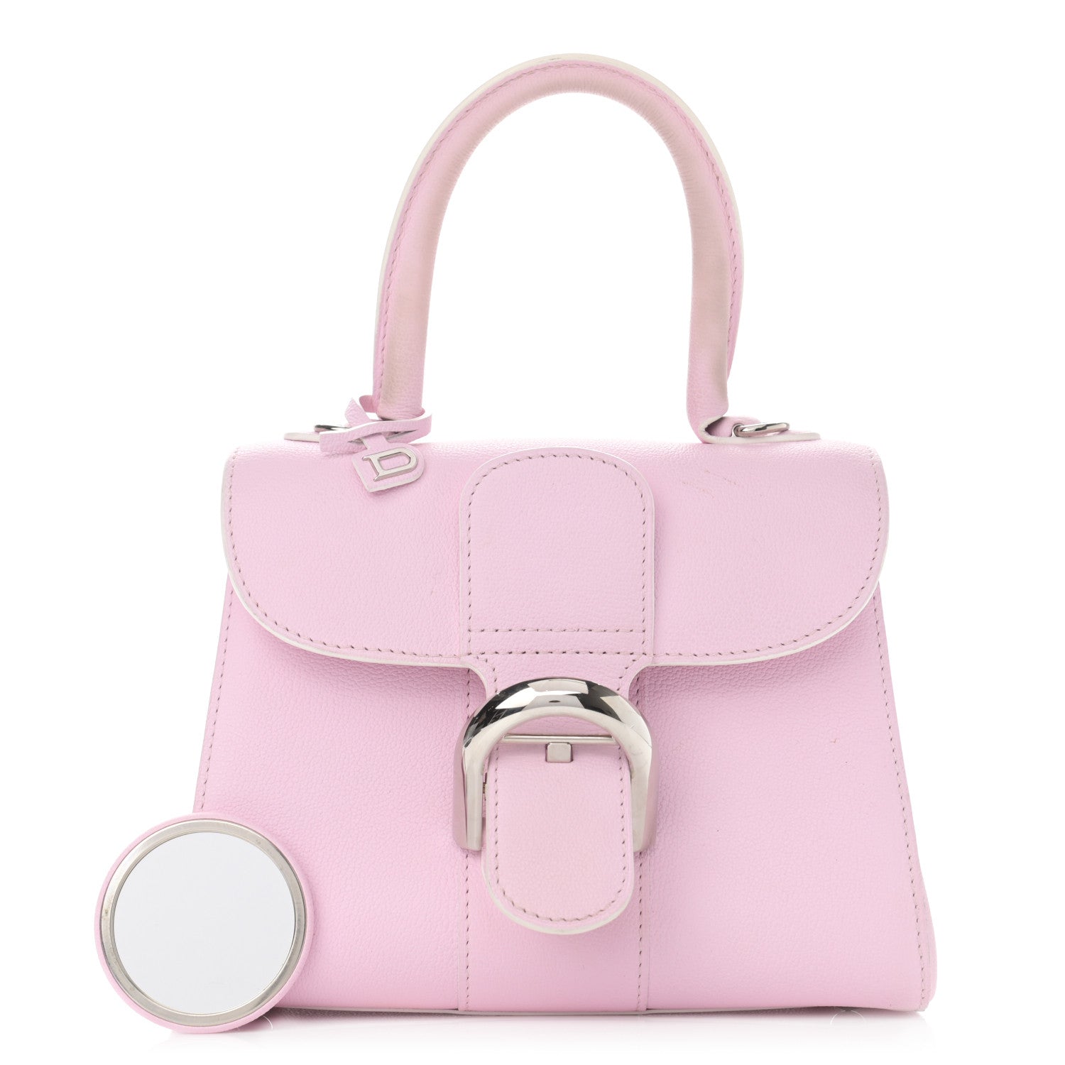 Delvaux Grained Calfskin Mini Brillant Satchel Nakuru 1 of 17