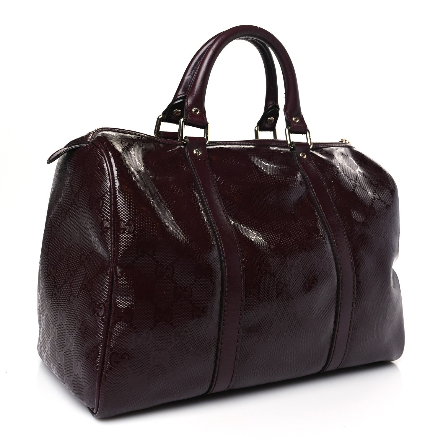 Gucci Imprime Monogram Medium Joy Boston Bordeaux 3 of 9