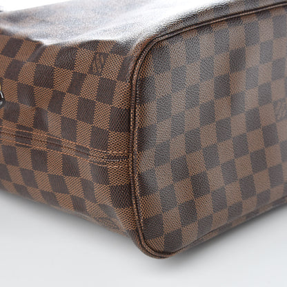 Louis Vuitton Damier Ebene Neo Neverfull MM Rose Ballerine 5 of 17