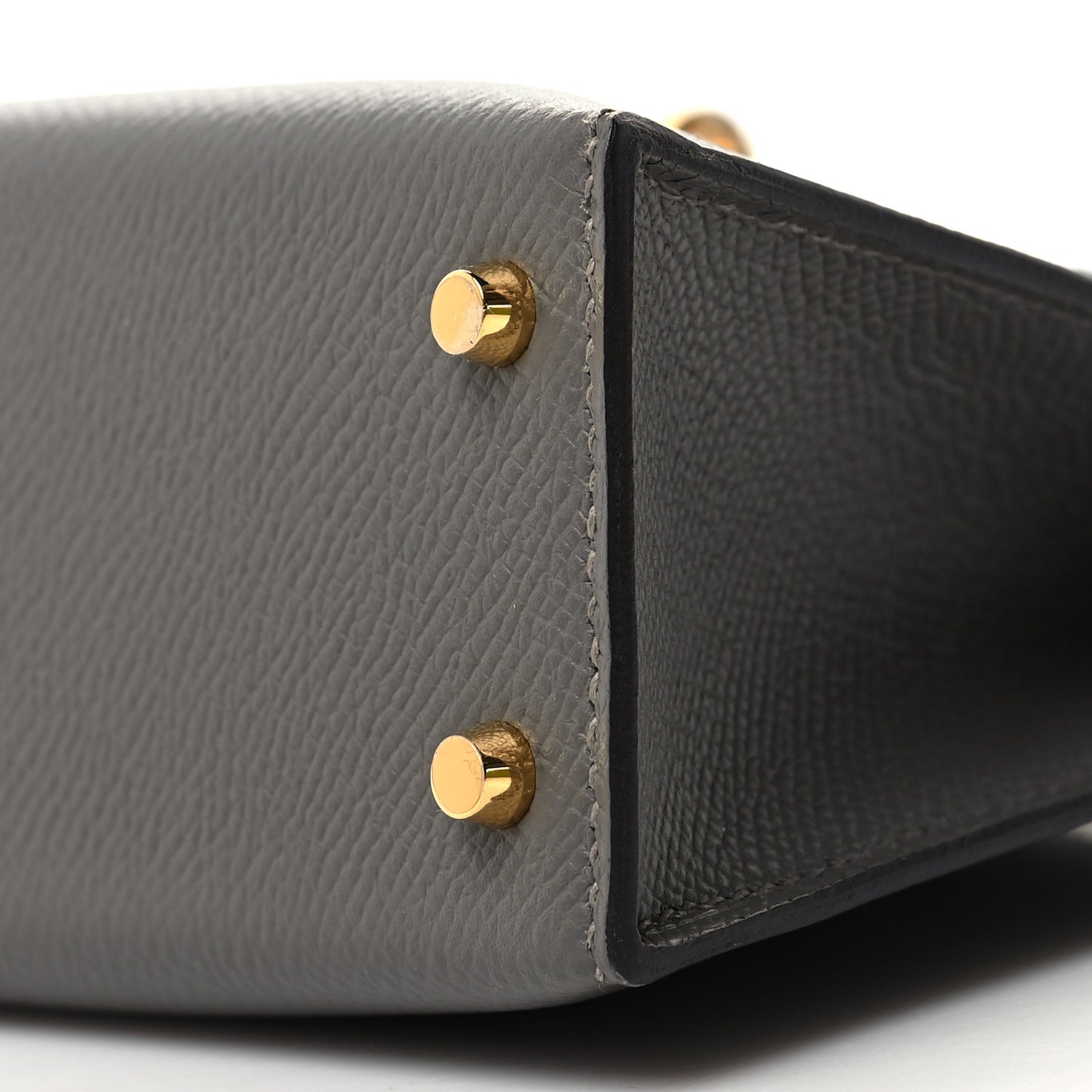 Epsom Mini Kelly Sellier 20 Gris Meyer