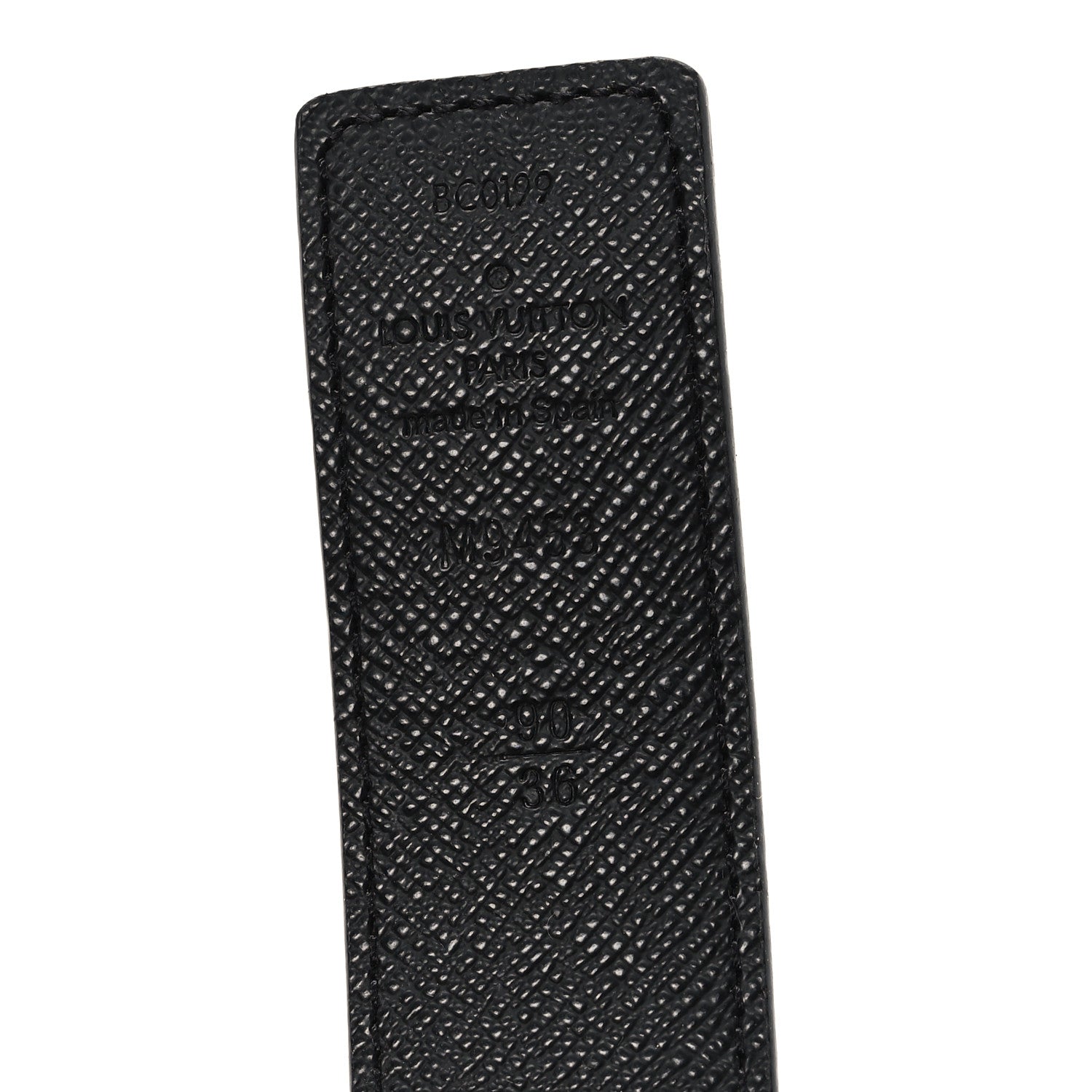 Louis Vuitton Calfskin Monogram 30mm LV Initiales Reversible Belt 90 36 Black 3 of 5