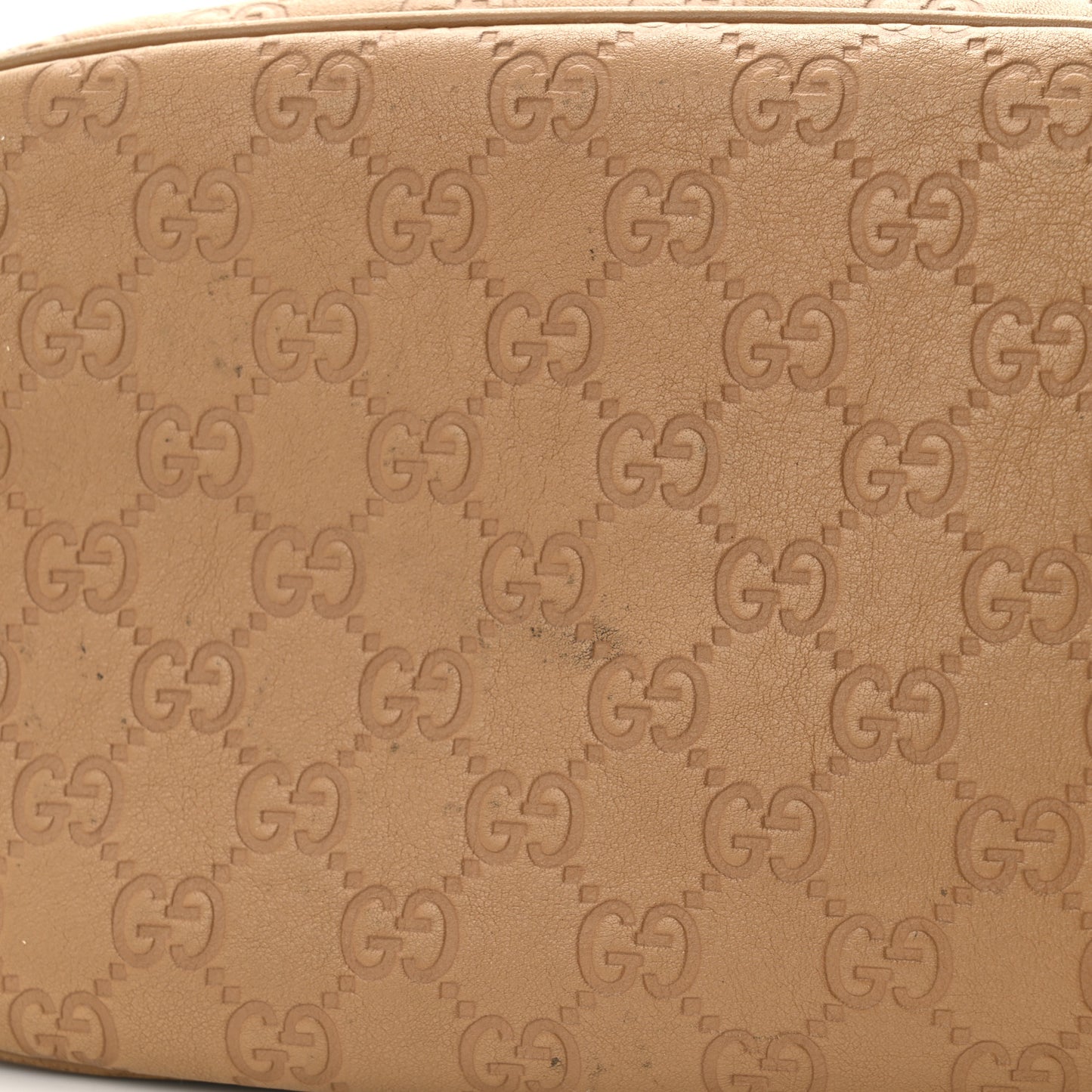 Guccissima Medium Dome Bag Beige