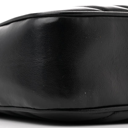 Saint Laurent Calfskin Matelasse Monogram Lou Camera Bag Black 9 of 10
