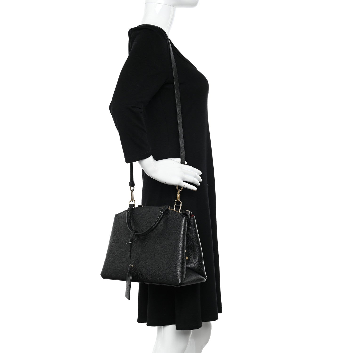 Louis Vuitton Empreinte Monogram Giant Petit Palais Black 2 of 9