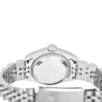 Rolex Stainless Steel 18K White Gold 26mm Oyster Perpetual Datejust Watch Silver 79174 4 of 4