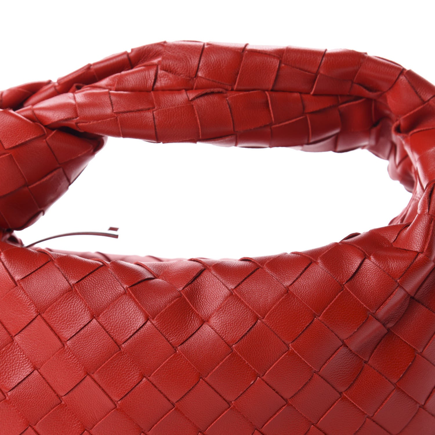 Bottega Veneta Nappa Intrecciato Mini Jodie Red 9 of 9