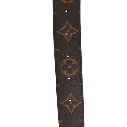 Louis Vuitton Calfskin Monogram 30mm Pretty LV Reversible Belt 85 34 Black 3 of 5