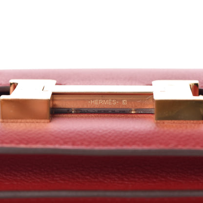 Hermes Evercolor Constance 18 Rouge Piment 10 of 17