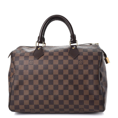 Louis Vuitton Damier Ebene Speedy 30 1 of 8