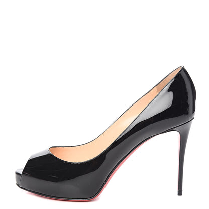 Christian Louboutin Patent New Very Prive 100 Pumps 39.5 Black 1 of 8