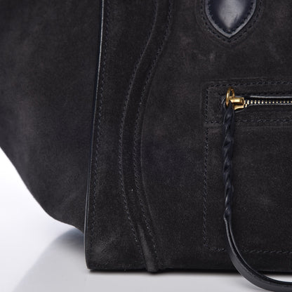 Celine Nubuck Medium Phantom Luggage Midnight 10 of 14