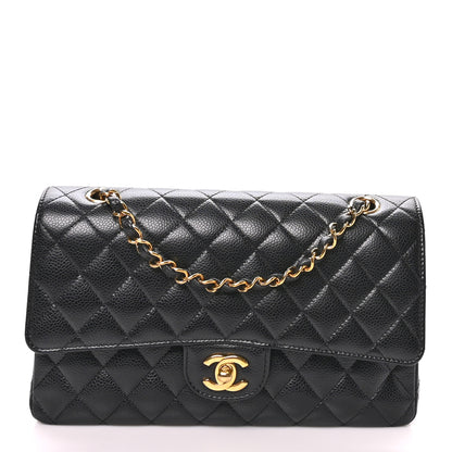 Chanel Caviar Quilted Medium Double Flap Black 1 of 10