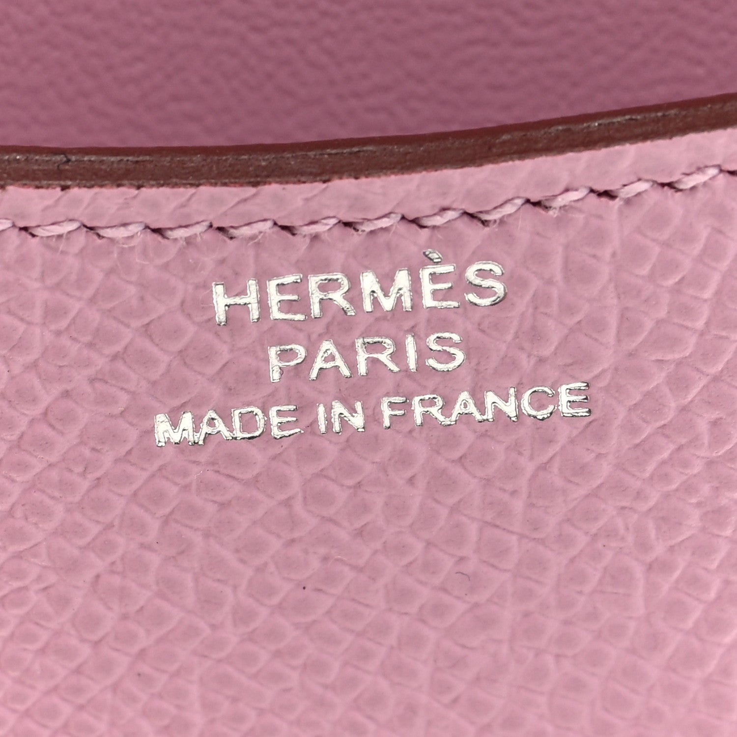 Hermes Epsom Constance Slim Wallet Mauve Sylvestre 7 of 8