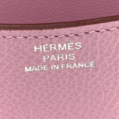 Hermes Epsom Constance Slim Wallet Mauve Sylvestre 7 of 8