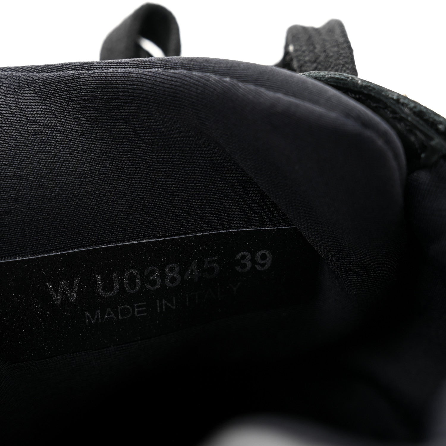Chanel Lambskin Fabric CC Sneakers 39 Black 8 of 9