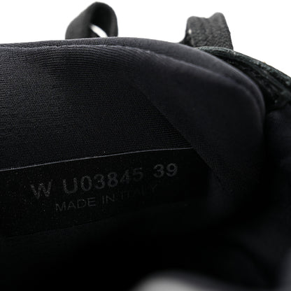 Chanel Lambskin Fabric CC Sneakers 39 Black 8 of 9