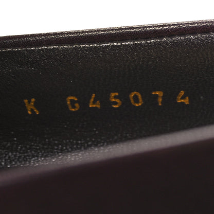 Chanel Calfskin Quilted CC Mocassin Loafers 36 Dark Purple 8 of 8