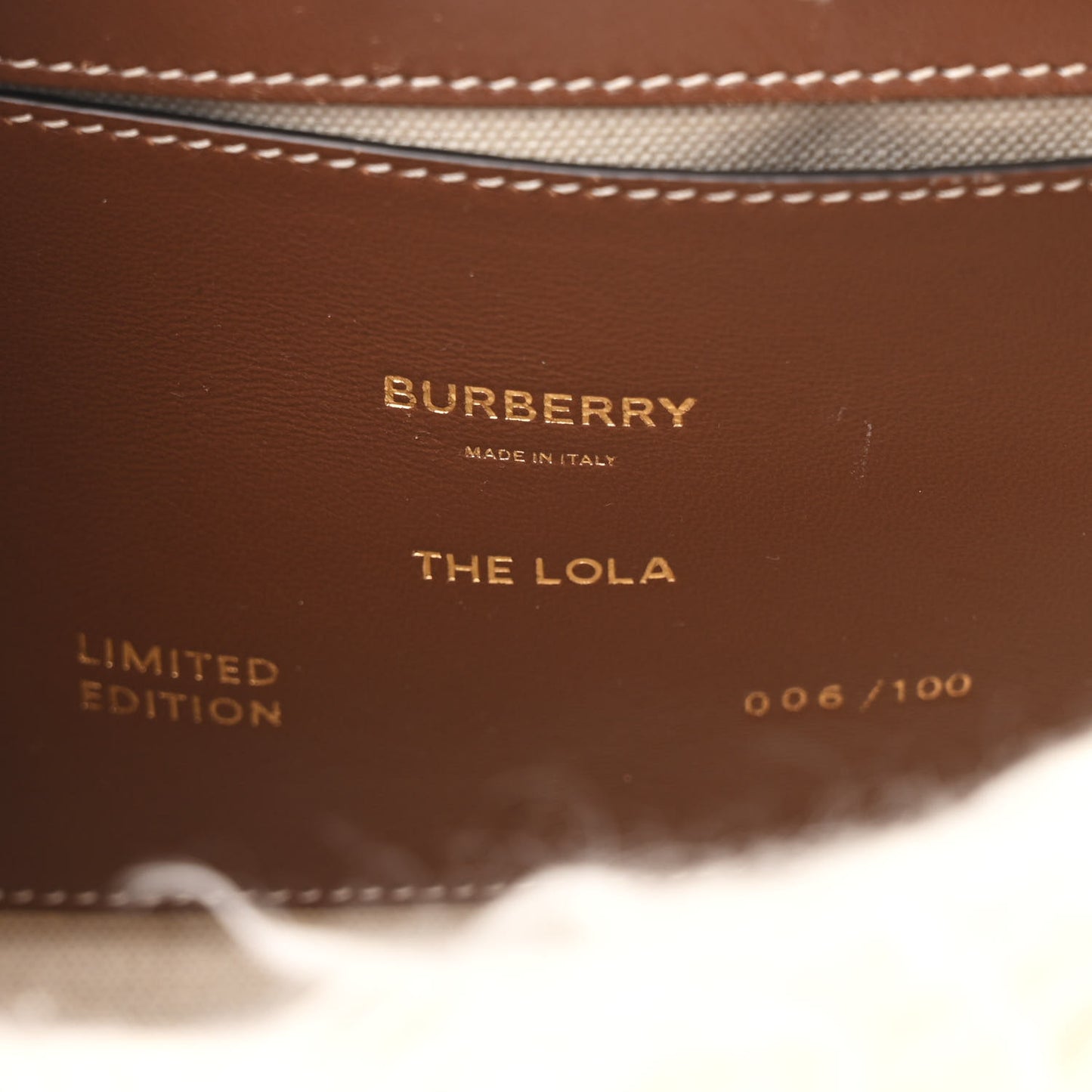 Mohair TB Lola Bag White