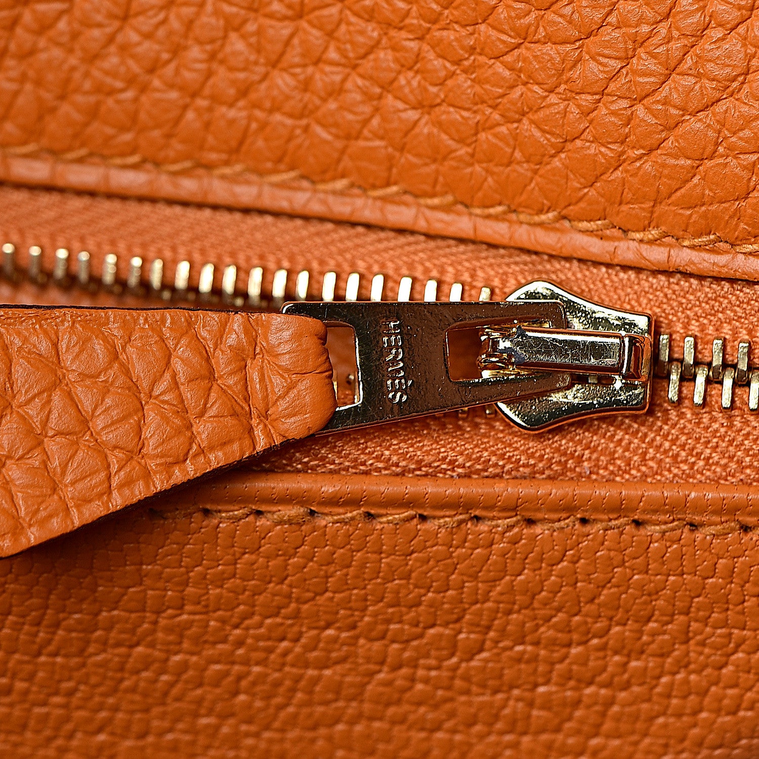 Hermes Taurillon Clemence Kelly Retourne 28 Abricot 16 of 38