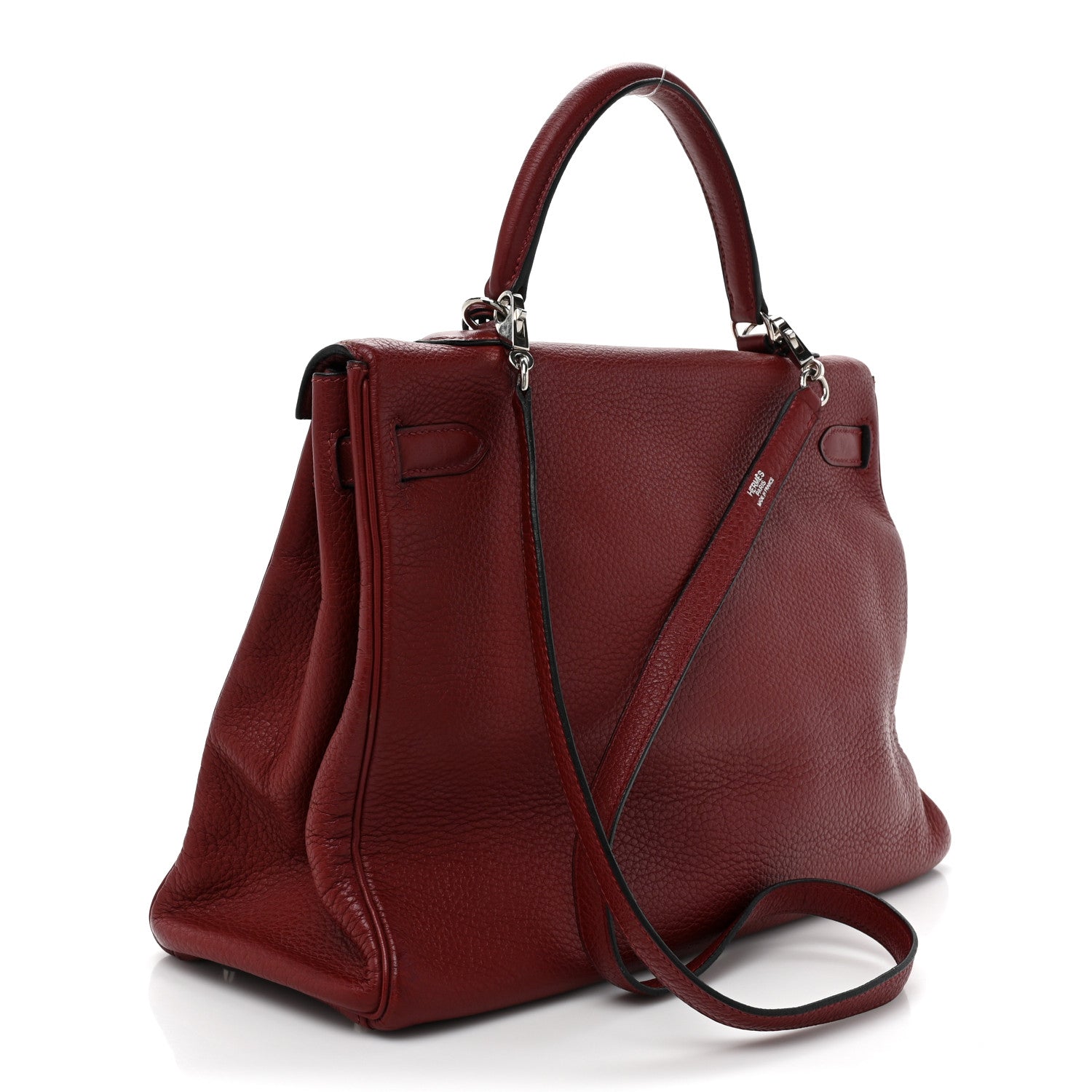 Hermes Togo Kelly Retourne 35 Rouge H 3 of 15