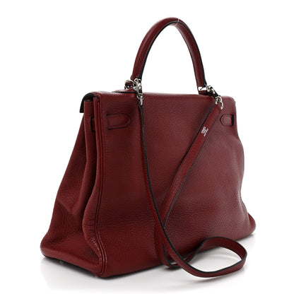 Hermes Togo Kelly Retourne 35 Rouge H 3 of 15