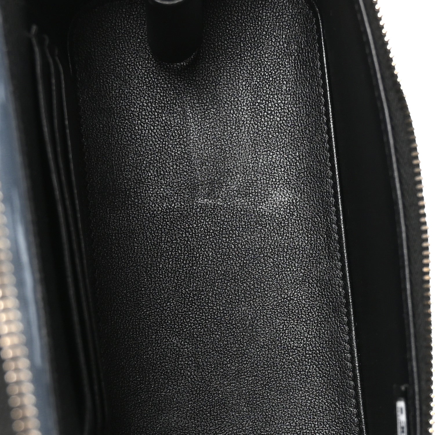 Chanel Lambskin Quilted Small Top Handle Vanity Case With Chain Black 4 of 11