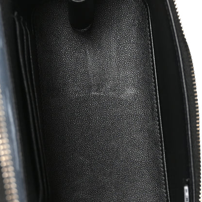 Chanel Lambskin Quilted Small Top Handle Vanity Case With Chain Black 4 of 11