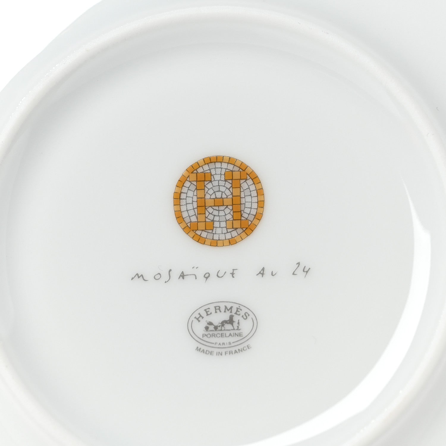 Hermes Porcelain Mosaique au 24 Bread And Butter Plate 4 of 5