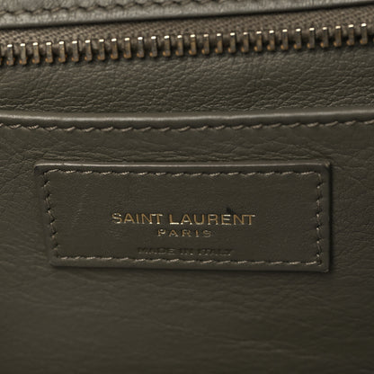 Saint Laurent Calfskin Baby Monogram Downtown Cabas Earth 5 of 8