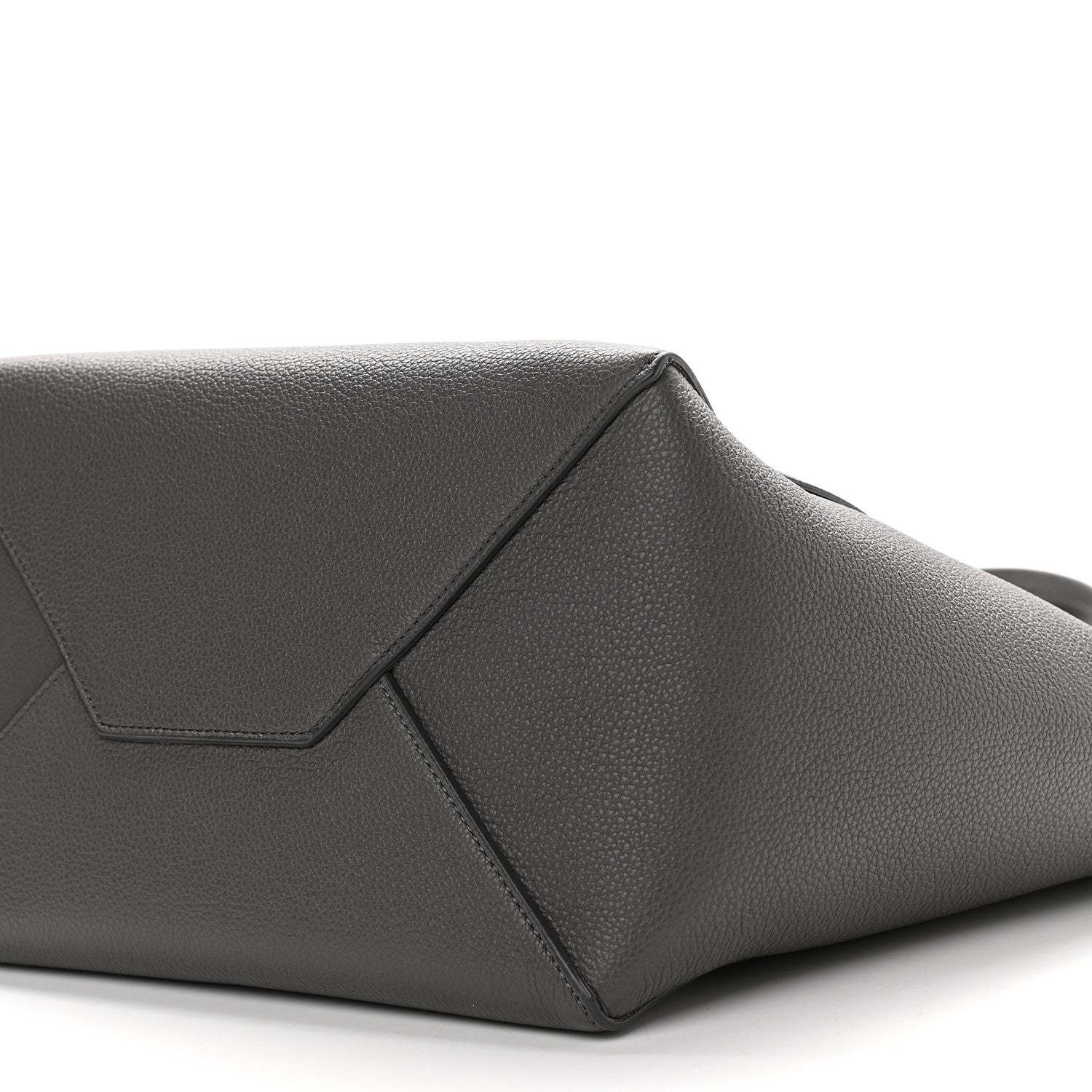 Celine Soft Grained Calfskin Small Belt Cabas Phantom Grey 8 of 8