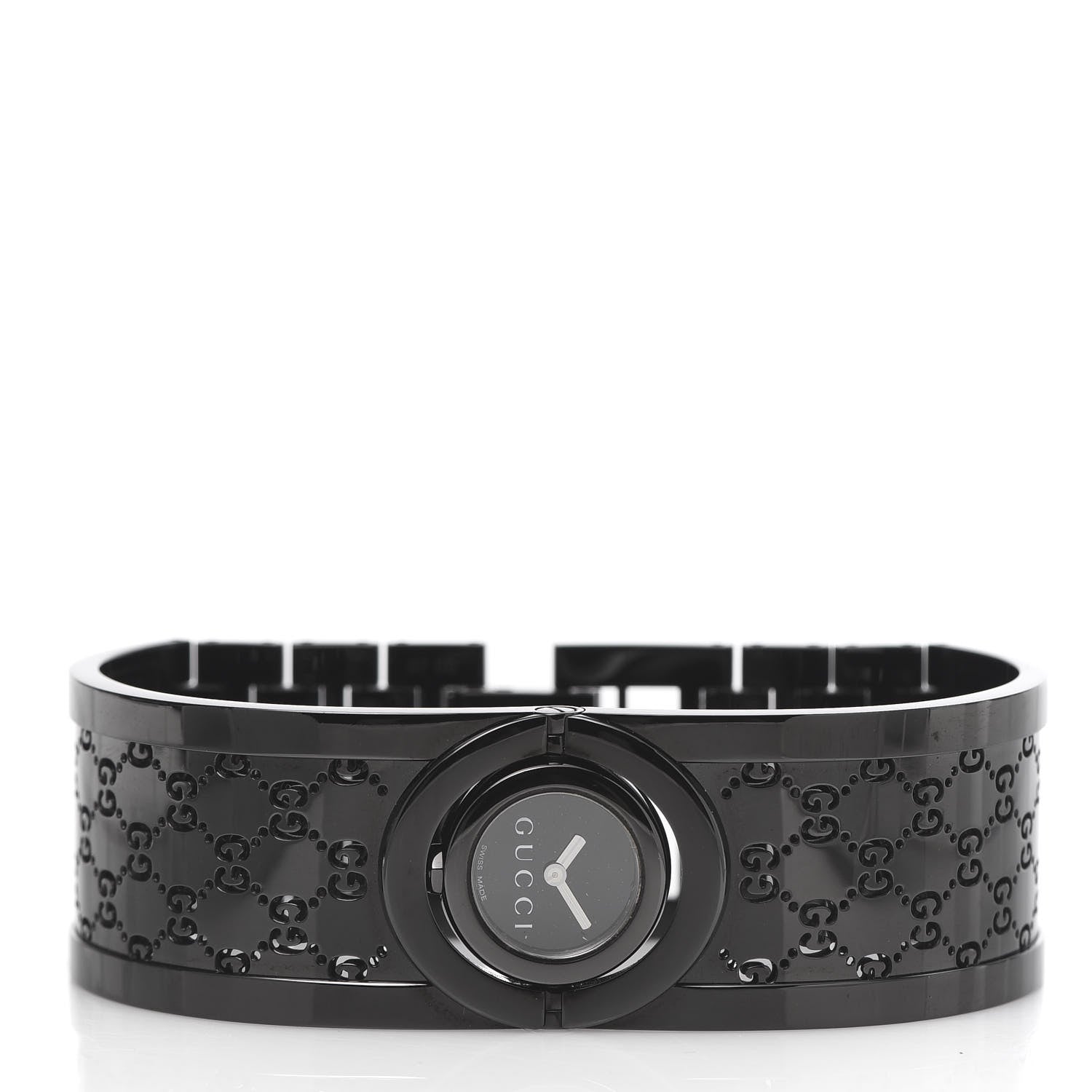 Gucci PVD Stainless Steel 23mm Twirl Quartz Watch Black 3 of 7