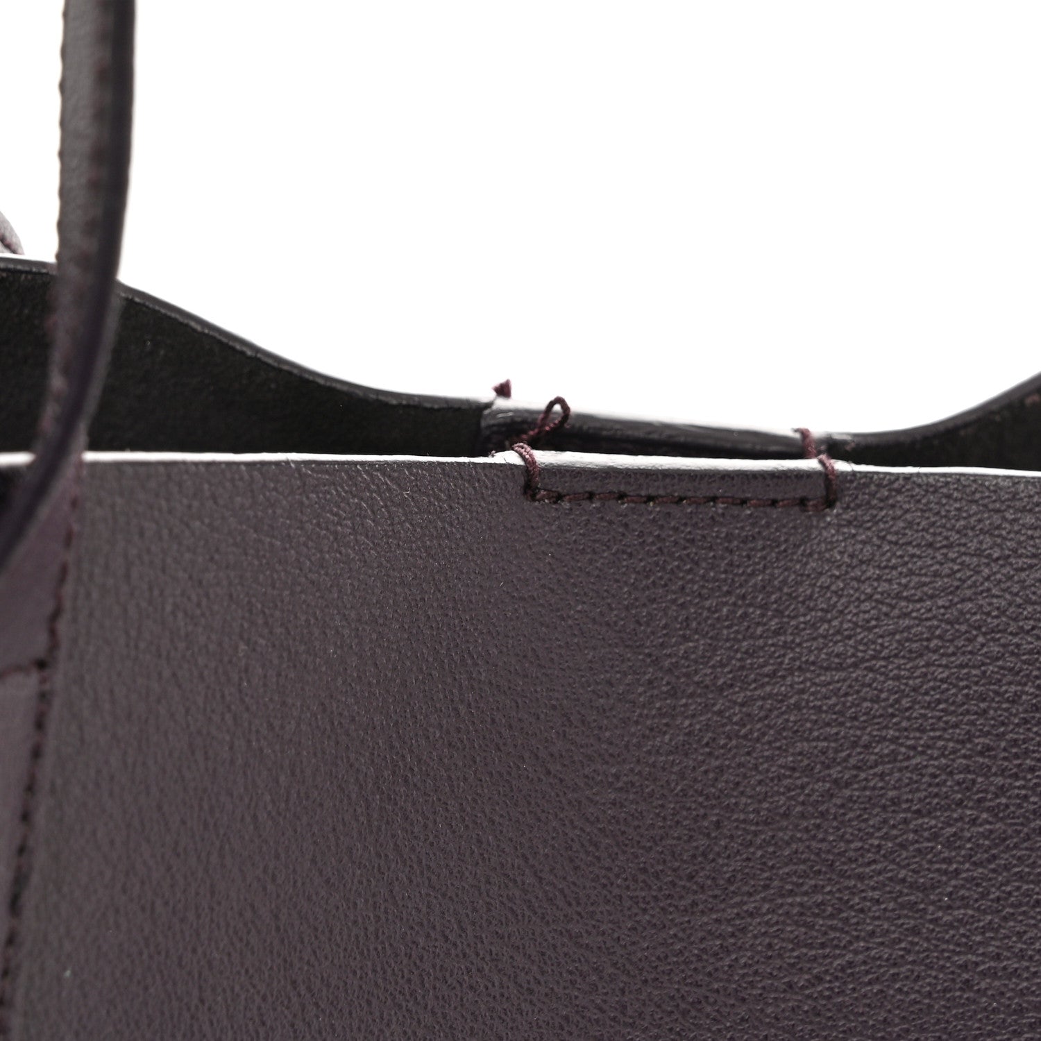 Saint Laurent Calfskin Large Shopping Tote Violet 17 of 19