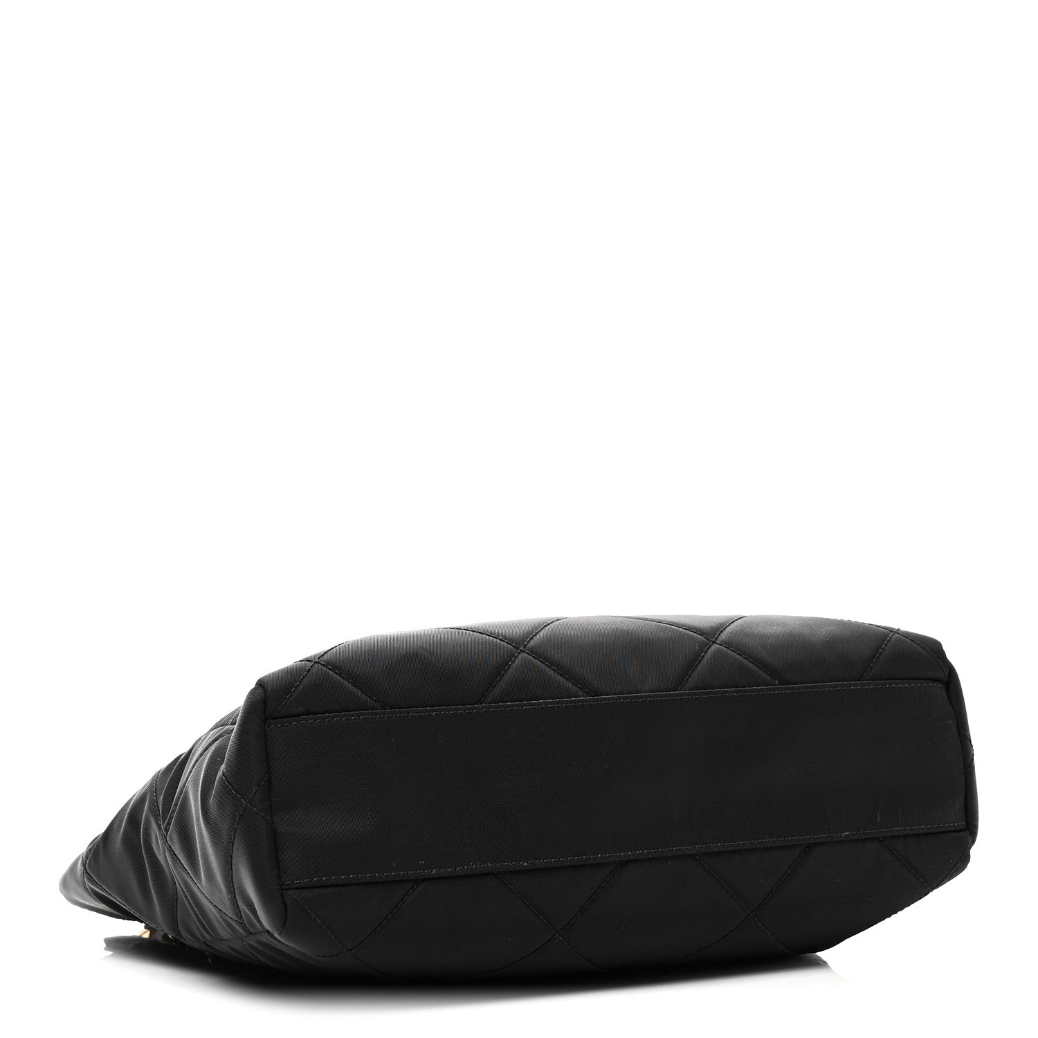 Prada Re-Nylon Impuntu Quilted Re-Edition 1995 Chaine Small Tote Bag Black 4 of 9