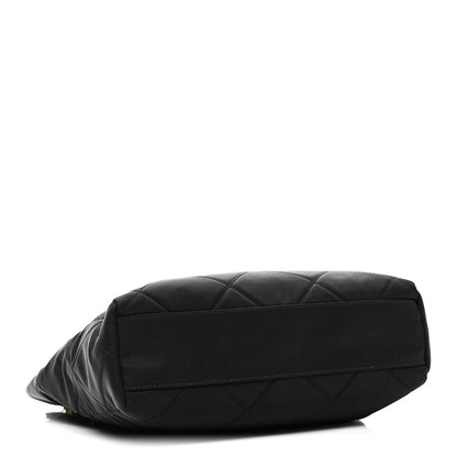 Prada Re-Nylon Impuntu Quilted Re-Edition 1995 Chaine Small Tote Bag Black 4 of 9
