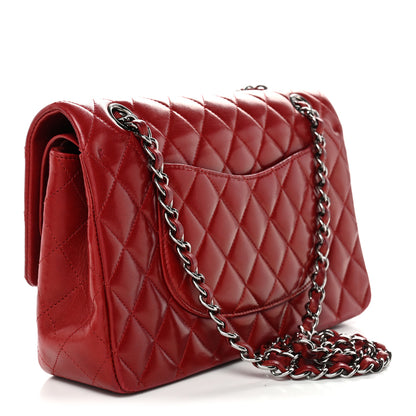 Chanel Lambskin Quilted Medium Double Flap Red 3 of 14