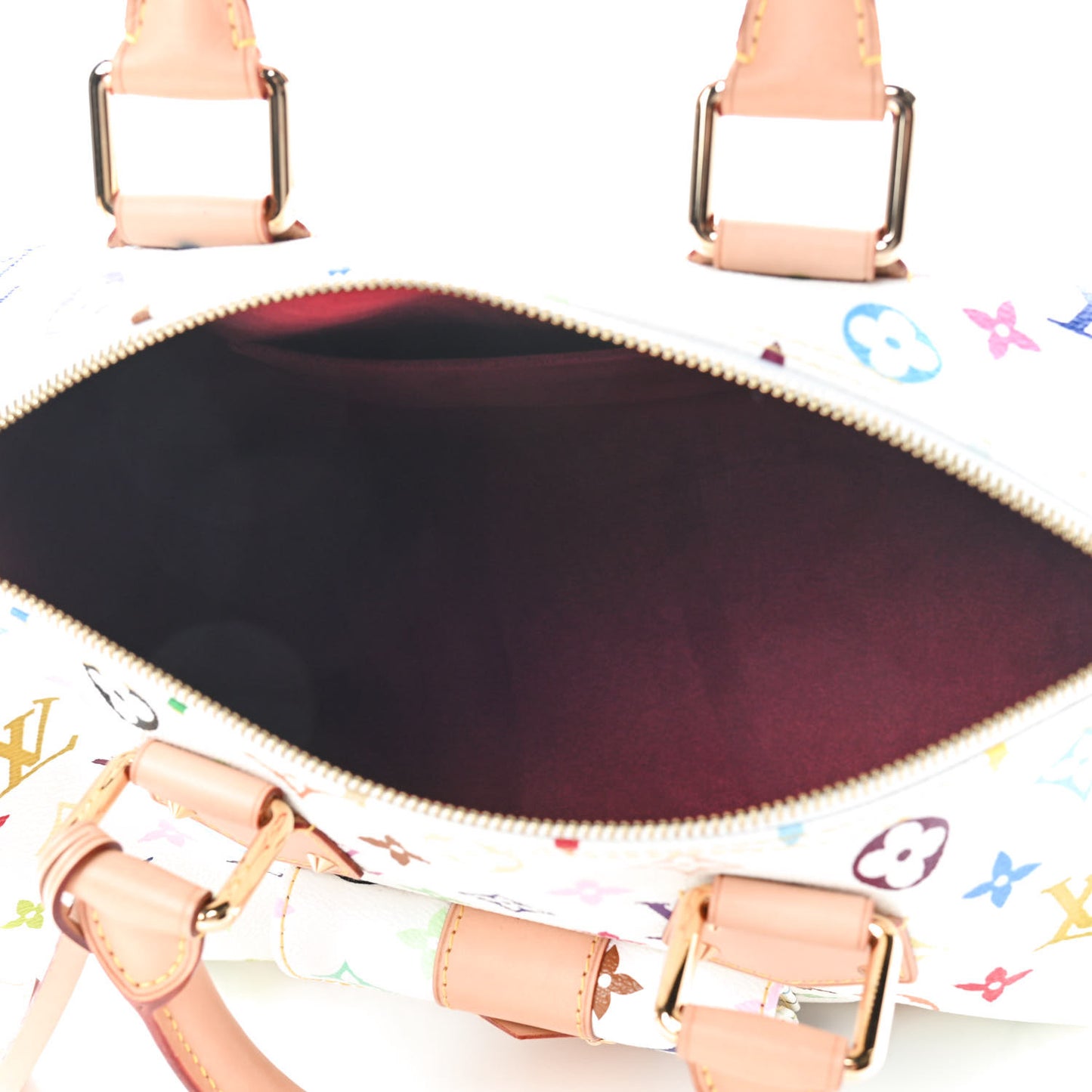 Monogram Multicolor Speedy 30 White